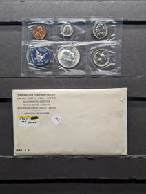 1965 "SMS" Mint Set, Includes 40% Silver Kennedy Half Dollar
