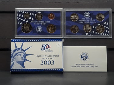 2003 -S U.S. Mint Proof Set In OGP With COA