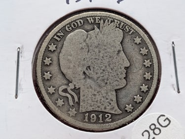 1912-D Barber 50c. 90% Silver