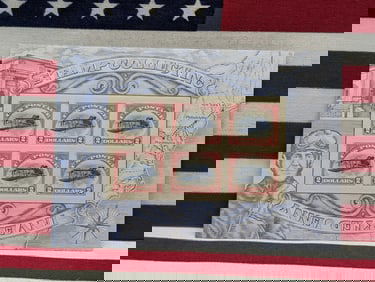 2013 Special Issue Six Each 2 Cent Inverted Jenny Stamps, All Mint, Original Gum, Never Hinged