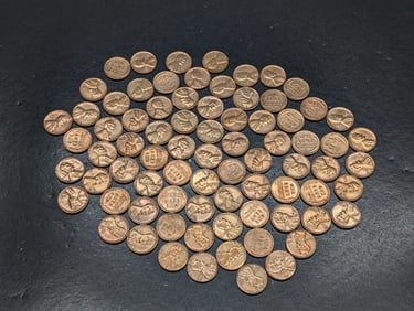 70+, Half Pound, 1940's, Lincoln Wheat Cents