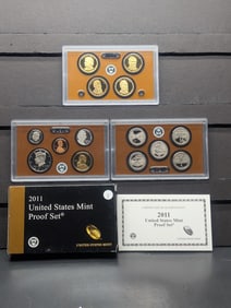 2011 -S U.S. Mint Proof Set In OGP With COA, 14 Coins