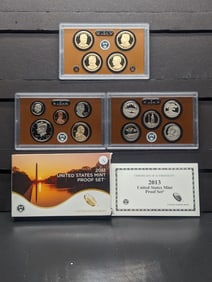 2013 -S U.S. Mint Proof Set In OGP With COA, 14 Coins