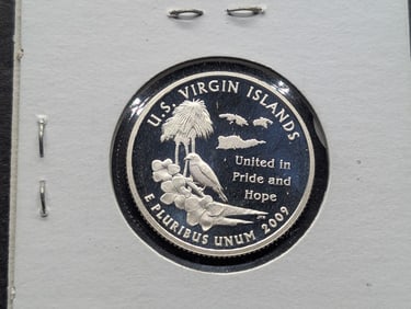 2009-S 90% "Silver Proof" Virgin Islands Quarter