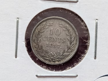 1897 Netherlands Silver 10c.