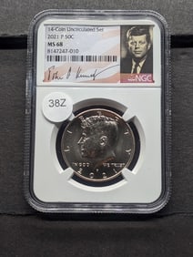 MS68, 2021-P Kennedy Half (Graded by NGC),