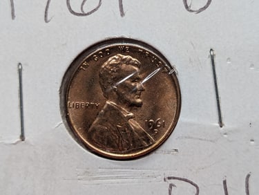 1961-D Lincoln Memorial Cent, BU.