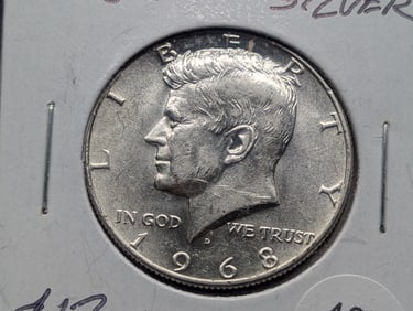 1968-D 40% "Silver" Kennedy Half Dollar