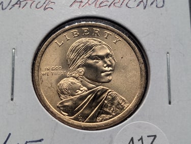 2015-P Mohawk Ironworkers Sacagawea Dollar