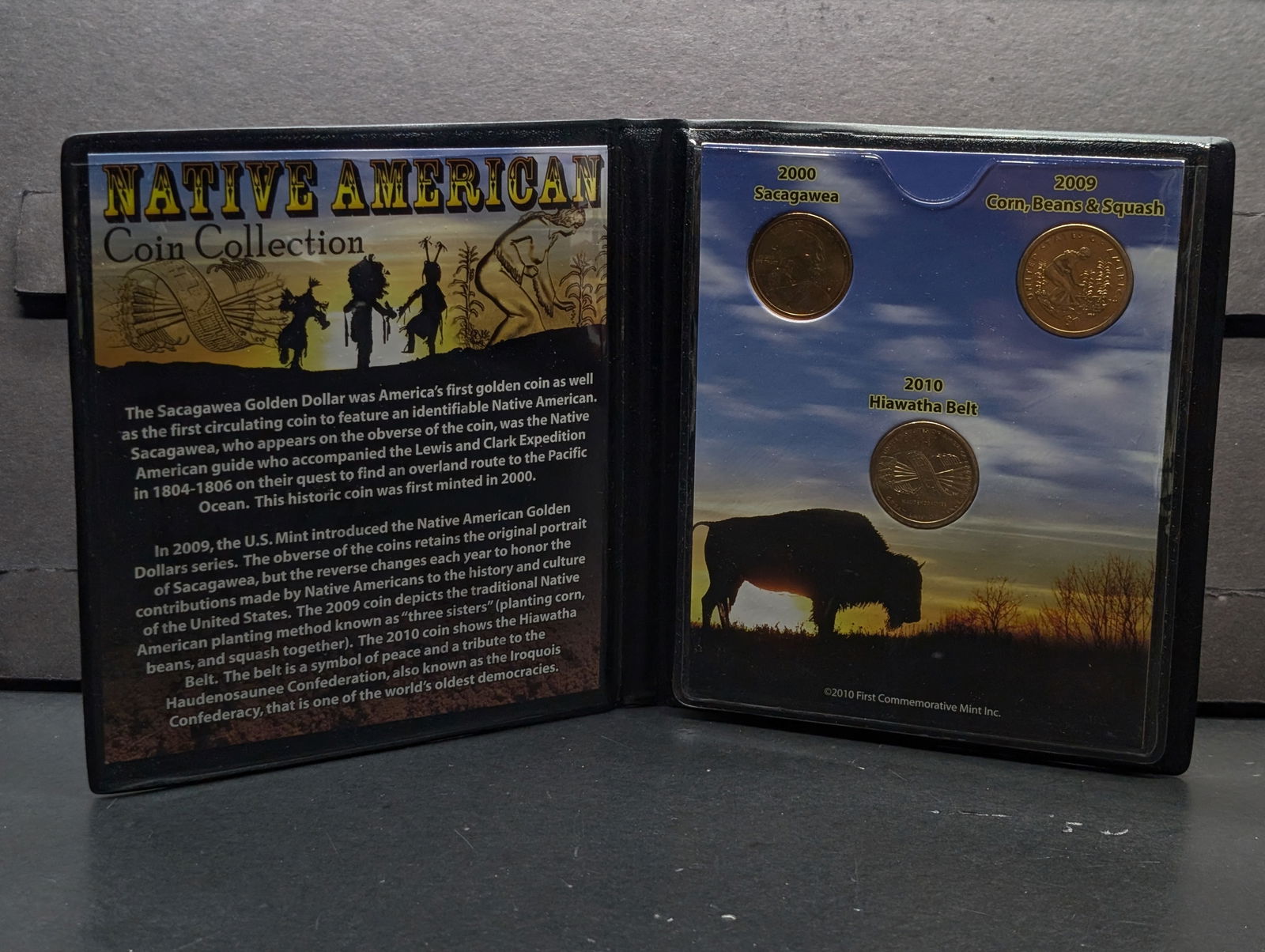 First Commemorative Mint Native American Coin Collection (3) Sacagawea Dollars (1 of 6)