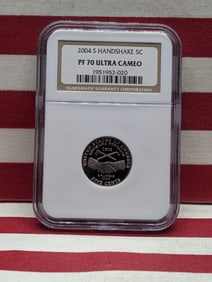 2004-S Louisiana Purchase Handshake Jefferson Nickel PF 70 Ultra Cameo By NGC