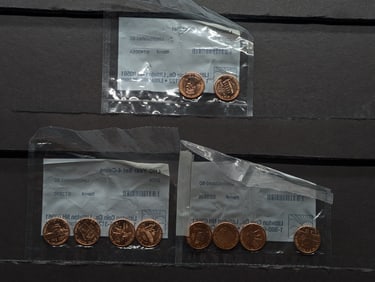 (2) 2009 Lincoln Bicentennial Sets & 2010 P & D Shield Cents in Littleton Packs