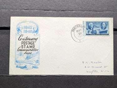 1947 Special Issue 3 Cent Commemorative Issue Cachet