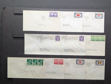 Lot of 10 Assorted First Day Covers