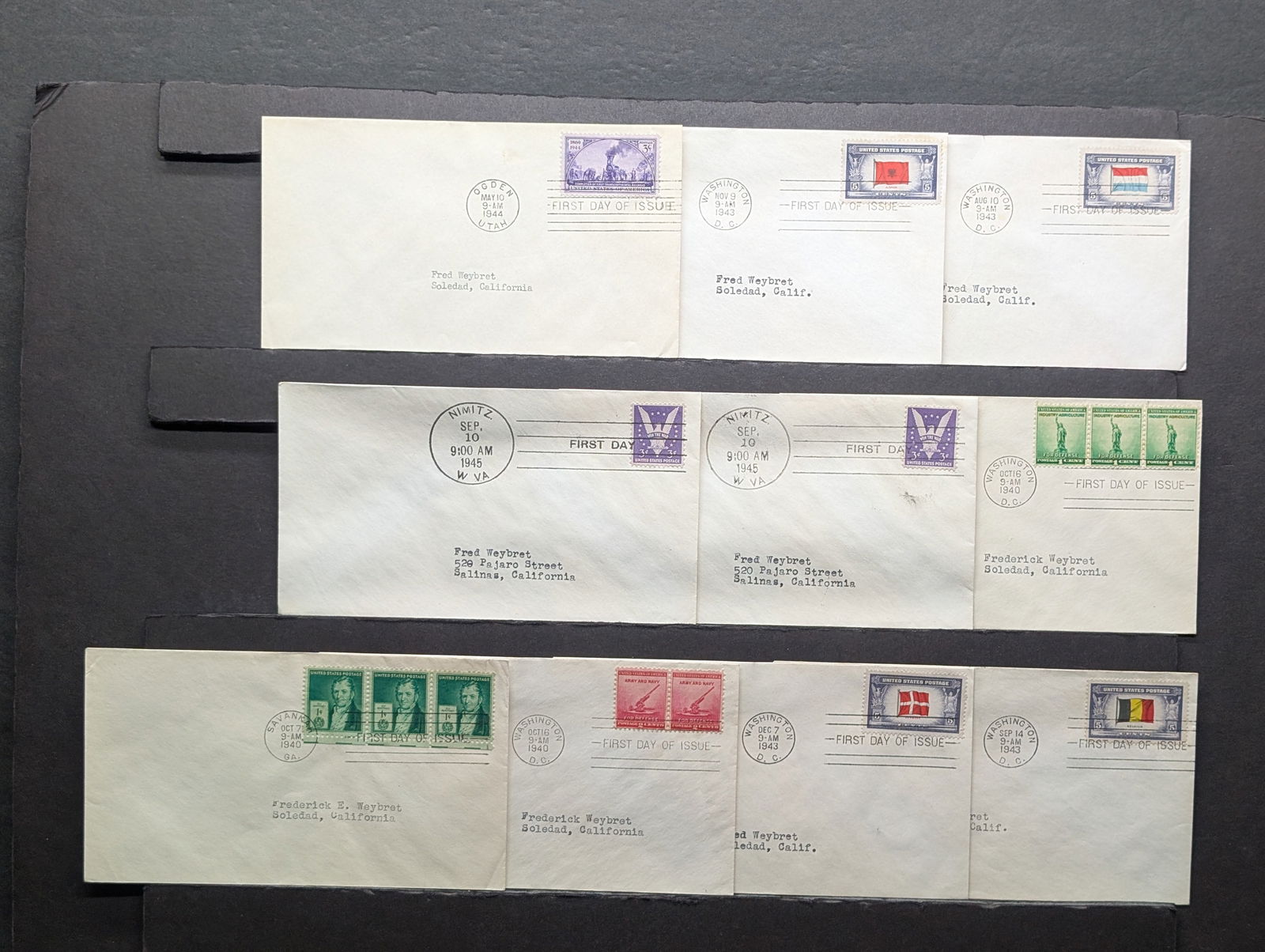 Lot of 10 Assorted First Day Covers (1 of 11)