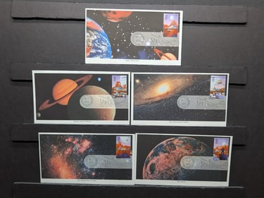 Complete Set  Space Discovery Series First Day Cachets