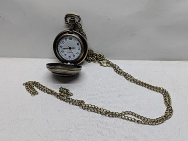 Motorcycle Pocket Watch, New, Works Great