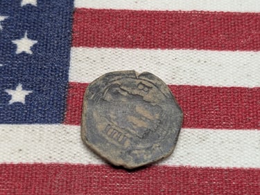 1600-1700, 4 Maravedis, Great Details & Shape, Pirate Era Coin, Over 300 Years Old