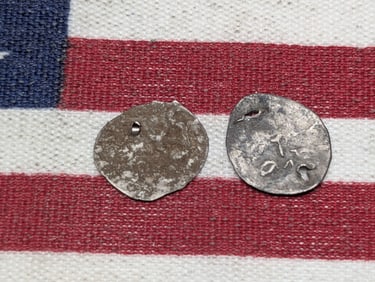 2-Silver Ottoman Empire Coins, Founded in the Year 1299, Hard to Find!