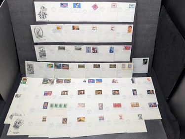 (50) Assorted First Day Cachets, All Mint