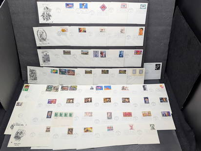 (50) Assorted First Day Cachets, All Mint: (50) Assorted First Day Cachets, All Mint