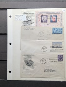 (8) First Day Covers & Cachets
