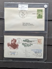 (4) Rare First Day Covers & Cachets