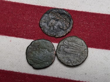 3, 367-375 AD, Good Details, Ancient Roman Coins, Over 1,600 years old