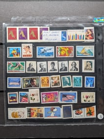 Lot of Assorted U.S. Postage, All Mint, Original Gum, Never Hinged