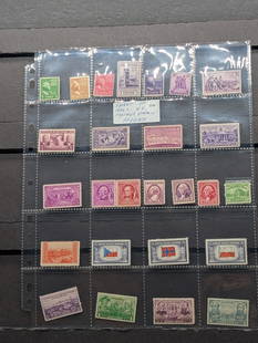 Lot of 1930'S Postage, All Mint, Original Gum, Never Hinged: Lot of 1930'S Postage, All Mint, Original Gum, Never Hinged