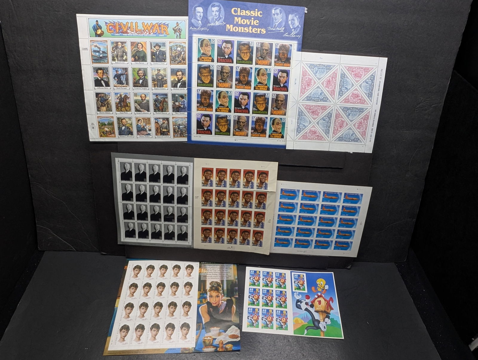 (8) Assorted U.S. Mint Sheets, All Mint, Original Gum, Never Hinged (1 of 9)