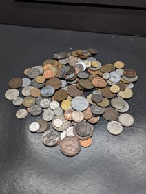 Bag of 1.5 Lbs. of Various Vintage & Modern World Coins