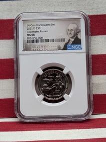 2021-D Tuskegee Airmen Quarter - NGC MS68