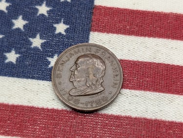 1950's - 1970's Ben Franklin Souvenir Museum Token
