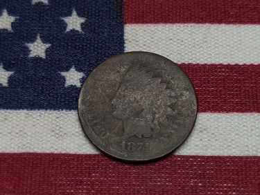 1874 Indian Head Cent