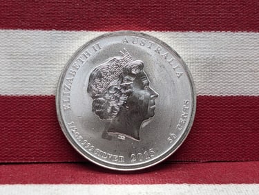 2015 Australian Battle Of The Coral Sea War In The Pacific Fifty Cent Coin - 1/2 Oz. .999 Fine