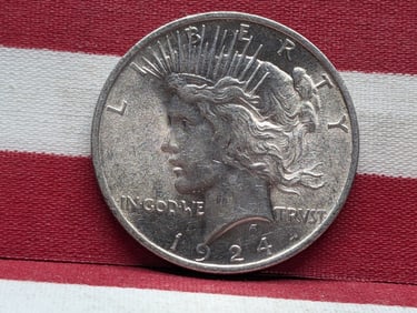 1924 Peace Dollar - 90% Silver