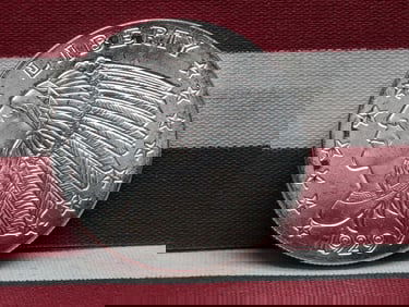1 Oz. .999 FINE SILVER 1929 Indian Head Eagle Designed Round
