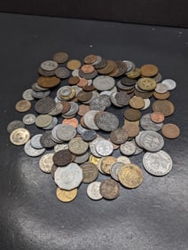 Bag of 1.2 Lbs. of Various Vintage & Modern World Coins