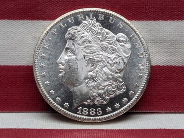 **CHOICE UNC - PROOF-LIKE** 1883-CC Morgan Silver Dollar