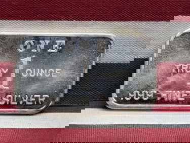 1 Oz. .999 FINE SILVER The Shelby Mutual Insurance Company Designed Art Bar