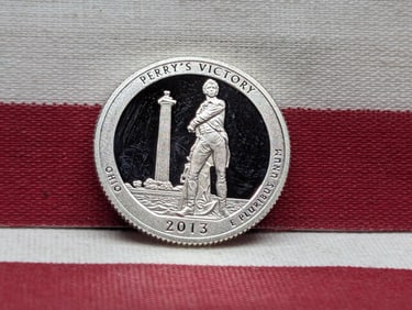 2013-S PROOF Perry's Victory National Park 90% Silver Quarter