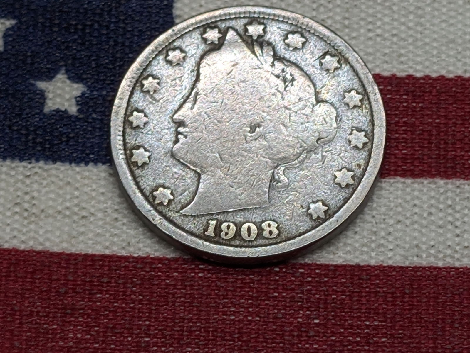 1908 Liberty Head V-Nickel (1 of 2)