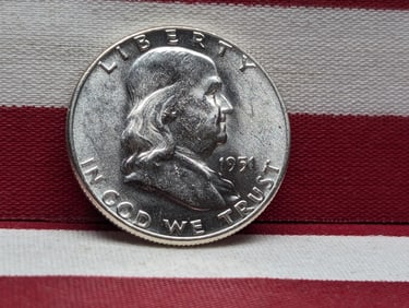 1951 Franklin Silver Half Dollar **GEM BU**
