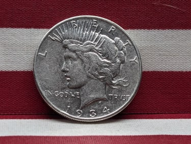 1934-S Peace Silver Dollar