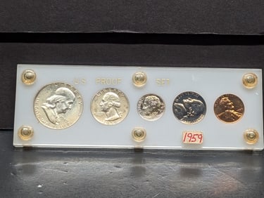 1959 U.S. Proof Set in Capital Case
