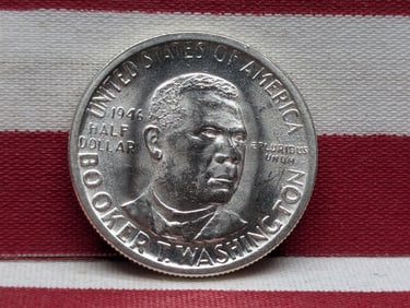 1946 Booker T. Washington 90% Silver Half Dollar **GEM BU**