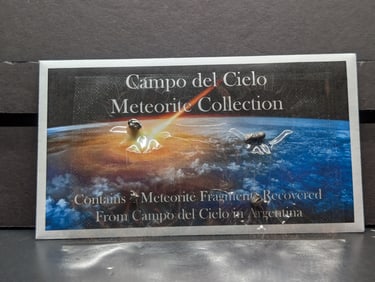 Collection of Meteorites from Campo del Cielo in Argentina - 4 Fragments