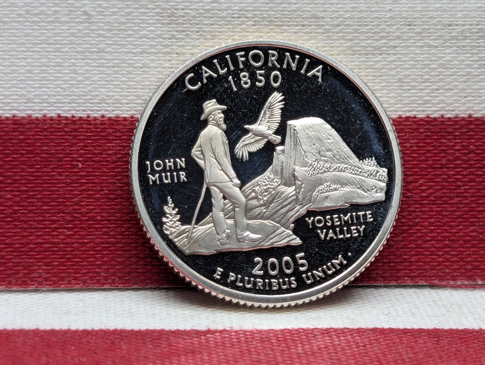 2005-S PROOF California Statehood 90% Silver Quarter: 2005-S PROOF California Statehood 90% Silver Quarter