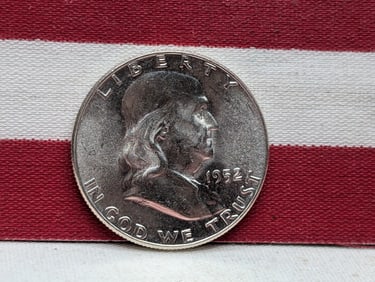 1952 Franklin Silver Half Dollar **GEM BU**